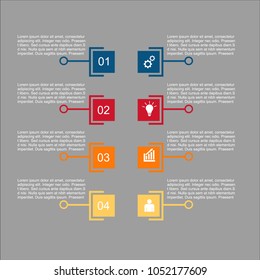 Business infographic.vector infographics timeline design template