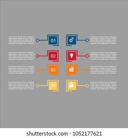 Business infographic.vector infographics timeline design template