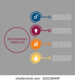 Business infographic.vector infographics timeline design template