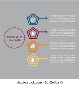 Business infographic.vector infographics timeline design template