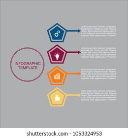 Business infographic.vector infographics timeline design template