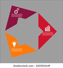 Business infographic.vector infographics timeline design template