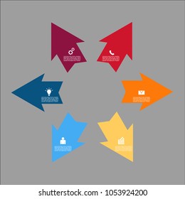 Business infographic.vector infographics timeline design template