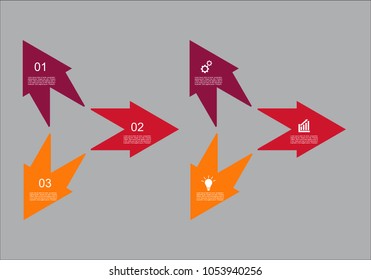 Business infographic.vector infographics timeline design template