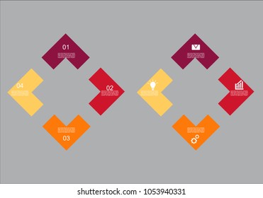 Business infographic.vector infographics timeline design template