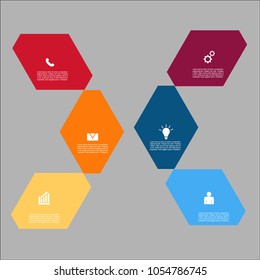 Business infographic.vector infographics timeline design template