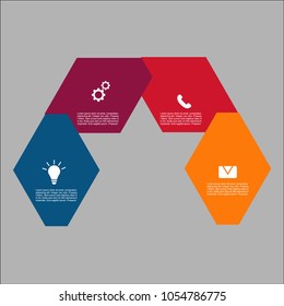 Business infographic.vector infographics timeline design template