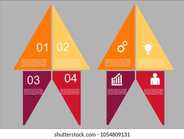 Business infographic.vector infographics timeline design template