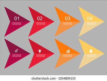 Business infographic.vector infographics timeline design template