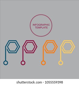 Business infographic.vector infographics timeline design template