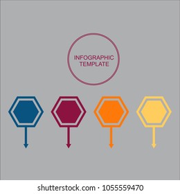 Business infographic.vector infographics timeline design template