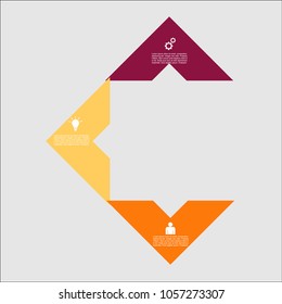 Business infographic.vector infographics timeline design template
