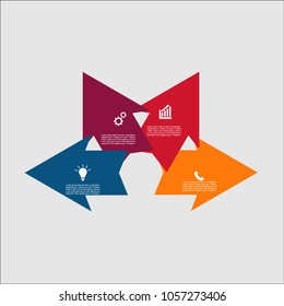 Business infographic.vector infographics timeline design template