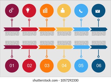 Business infographic.vector infographics timeline design template