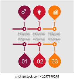 Business infographic.vector infographics timeline design template