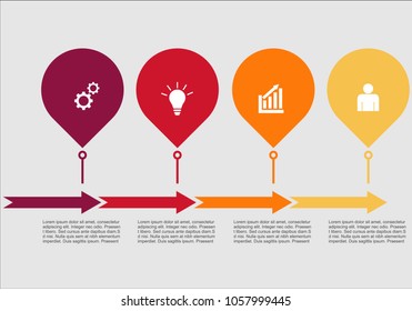 Business infographic.vector infographics timeline design template