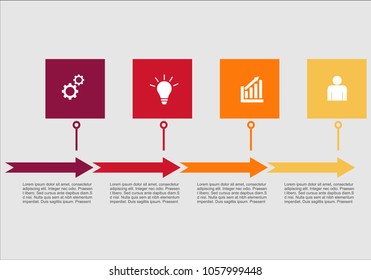 Business infographic.vector infographics timeline design template