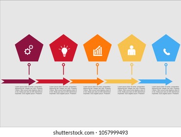 Business infographic.vector infographics timeline design template