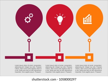Business infographic.vector infographics timeline design template