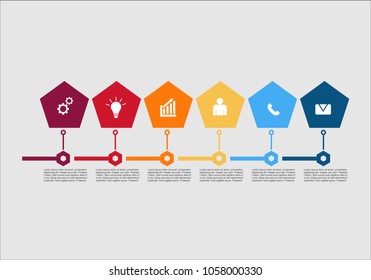 Business infographic.vector infographics timeline design template