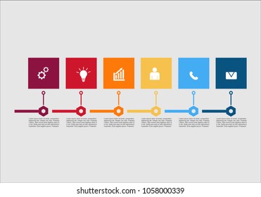 Business infographic.vector infographics timeline design template