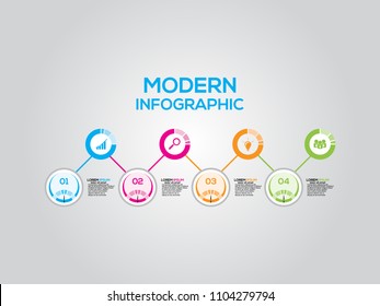 Business infographic.vector infographics timeline design template with 10 options.modern.vector illustration
