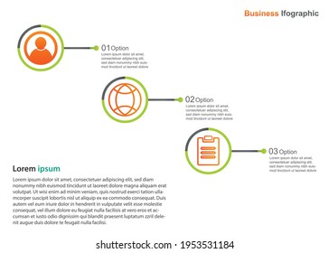 business infograpic design template. vector infographic . perfect for marketing, promotion, presentation design element, etc