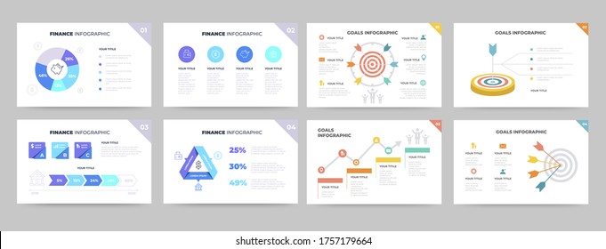 Business inforgraphic design set for management concept. Can be used for business project, annual report, web design. business workflow and flowchart vector infographic elements.