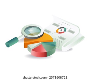 Business information analyst data magnifier