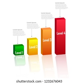 Business information design Vector business template for presentation Creative Ideas for Infographic