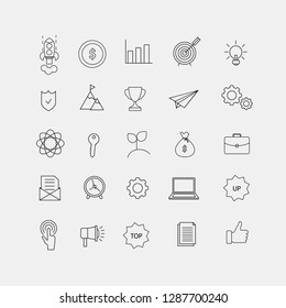 Business, Information Technology, SEO, Start Up Vector Illustration Flat Icons Design