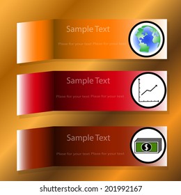 Business information vector banner