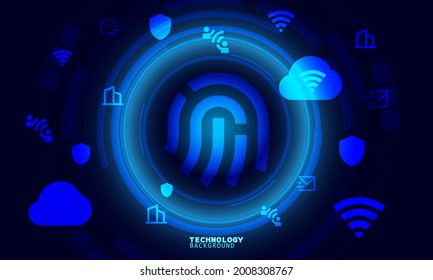 Concepto de tecnología de innovación empresarial. fondo tecnológico. efecto neón. concepto de placa de circuito. Tecnología digital de alta tecnología.