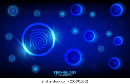 Concepto de tecnología de innovación empresarial. fondo tecnológico. efecto neón. concepto de placa de circuito. Tecnología digital de alta tecnología.