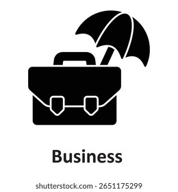  Business insurance :Vector Icon which can easily modify or edit