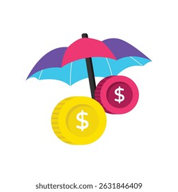 Business Insurance Vector style icon. Eps 10 file