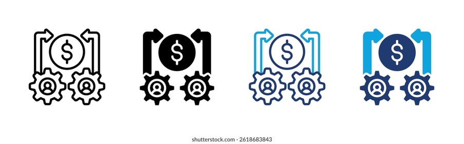 Business Integration Icon Element For Design
