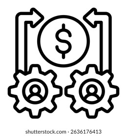 Geschäftsintegrationssymbolelement für Design