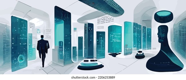 business inteligence technology background. Binary code