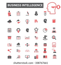 Business Intelligence, Analytics, Marketingforschung, Analysesymbole, Zeichen, Vektorkonzept für Infografiken, Mobilfunk, Website, Anwendung
