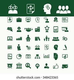 business intelligence, analytics, marketing research, analysis icons, signs vector concept set for infographics, mobile, website, application