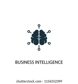 Business intelligence creative icon. Simple element illustration. Business intelligence concept symbol design from Business intelligence collection. Can be used for web and mobile.