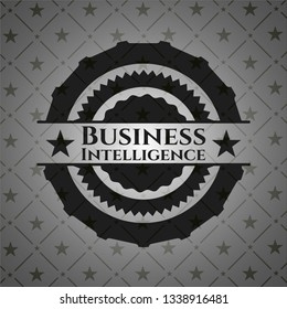 Business Intelligence dark emblem