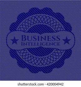 Symbol für Business Intelligence mit jean-Struktur