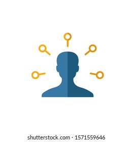 Business Intelligence icon. Colored creative element from industry 4.0 collection.