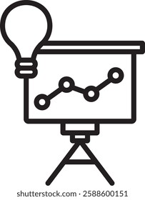 Business Intelligence Icon Line Vector Illustration