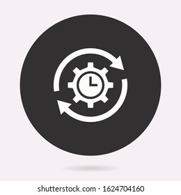 Business intelligence icon. Vector illustration isolated. Simple pictogram for graphic and web design.