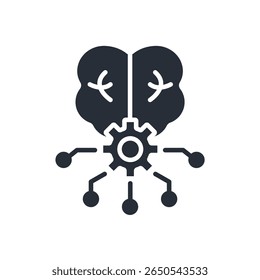 business intelligence  icon. vector.Editable stroke.linear style sign for use web design,logo.Symbol illustration.