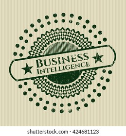 Business Intelligence rubber stamp