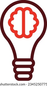 Business Intelligence Thick Line Two Color Icons For Personal And Commercial Use.
